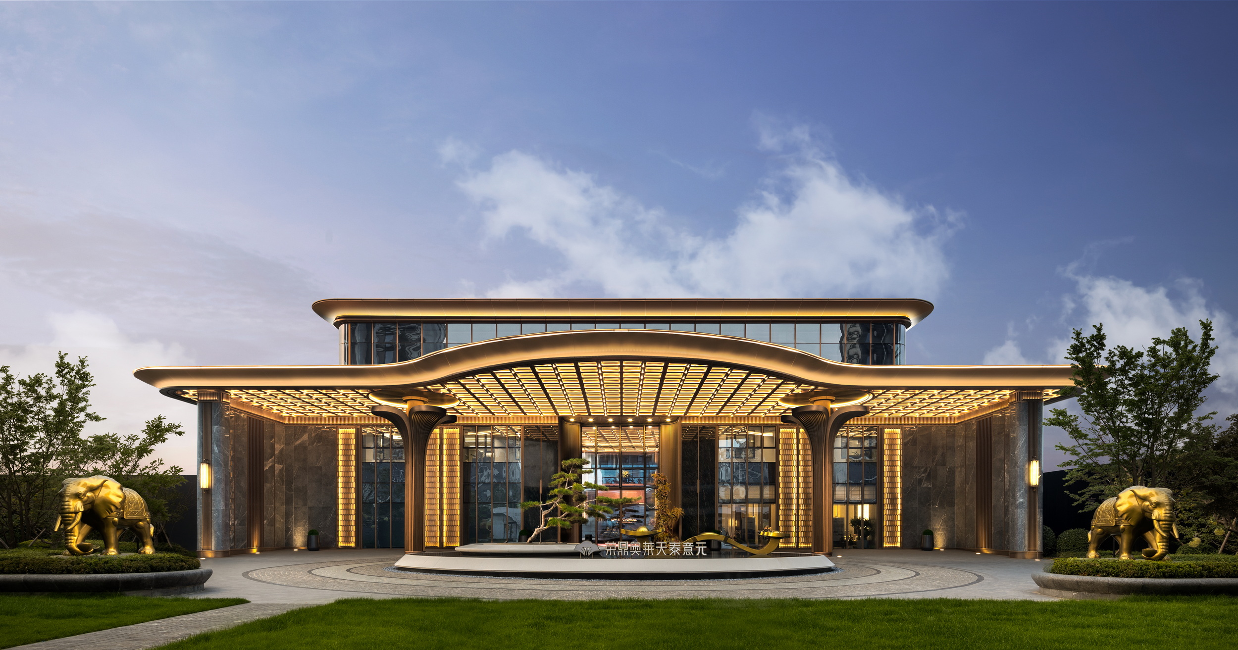 伊派X增隆丨2000㎡奢造-河北榮鼎奧萊社區(qū)會所美學(xué)地標(biāo)